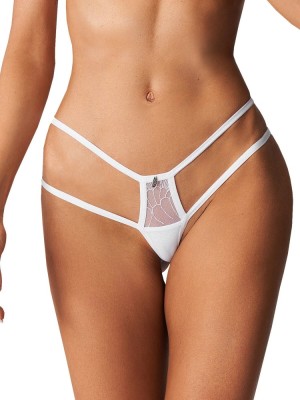 Chilot Arrowel panties Obsessive, Alb, S/M foto
