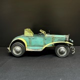 Mașină decorativă vintage turcoaz din metal - China