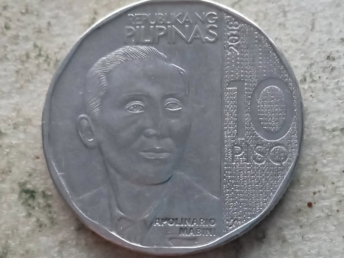 FILIPINE-10 PISO 2018