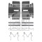 FEBI BILSTEIN 182461 Set accesorii, placute frana