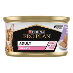 PRO PLAN CAT DELICATE buca?i in pateu Curcan 85 g foto