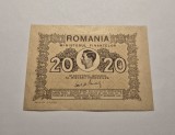 Bancnota 20 Lei 1945 - Numismatica Romaneasca
