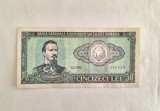 Bancnota de 50 lei din 1966, serie 316620,