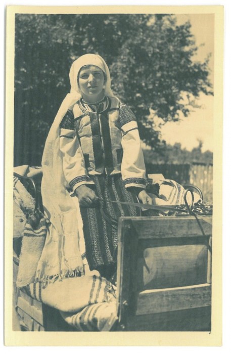 3412 - ETHNIC woman, from Gorj - old postcard, real PHOTO - unused - 1936