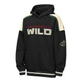 Dětsk&aacute; mikina Minnesota Wild NHL Camaraderie Oversized Colorblock Fleece - 136&ndash;152 cm (9&ndash;12 ani)