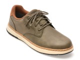 Pantofi sport SKECHERS kaki, GARLAN, din piele ecologica