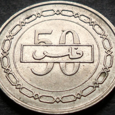 Moneda exotica 50 FILS - BAHRAIN, anul 1992 * cod 4430 A