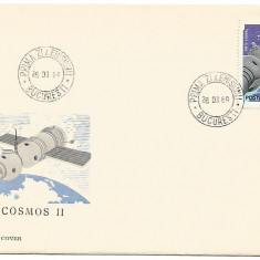 (No1) FDC ROMANIA-L.P.697 -Cosmos II -1969