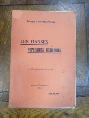 Les dances populaire roumaines, G. N. Varone Bucuresti 1933 foto