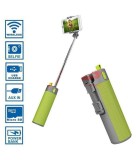 Selfie Stick 5 in 1 Premium - Trepied, Telecomanda Bluetooth, Rotire 360&deg;, Extensibil
