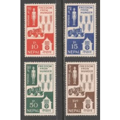 Nepal 1963 - FAO, tractor, serie neuzata