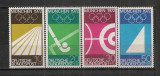 Germania.1969 Olimpiada de vara MUNCHEN MG.242, Nestampilat
