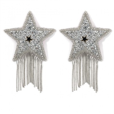 Acoperitoare Adezive Sfarcuri Brighty Stars, Argintii foto