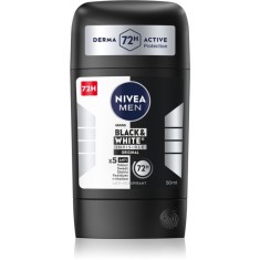NIVEA MEN Black &amp; White Invisible Original antiperspirant puternic pentru barbati 50 ml
