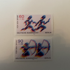 germania - Timbre sport, jocurile olimpice 1980, nestampilate MNH