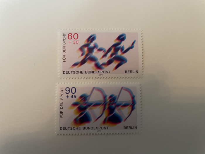 germania - Timbre sport, jocurile olimpice 1980, nestampilate MNH
