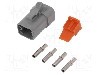 Conector auto, ATP, 4 pini, AMPHENOL - ATP06-4S-KIT01