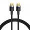 Cablu Video Baseus Cafule, HDMI - HDMI, 4K, 1m, Negru CADKLF-E01