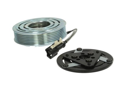 Ambreiaj compresor aer conditionat, fulie AC Ford Fusion 2002-2012; Fiesta 2002-2008, Mazda 2 2003-2007, motor 1,4 TDCi; 1,4 MZ-CD rulment 35x55x20, foto
