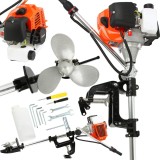 Cumpara ieftin Motor termic pentru barcă Maxrom MXM83302, 2 timpi, 4,3 kW, cizmă lungă reglabilă, pentru bărci pneumatice, pontoane și agrement