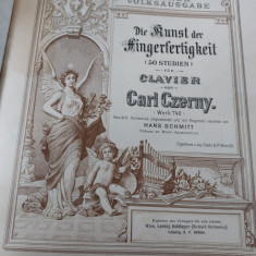 Partitura veche pian: Studii Carl Czerny OP. 740, nr 26-50