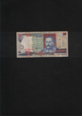 Ucraina 10 grivne hryvna hrivne 1994 (emisa1996) seria5785259 Mazepa foto