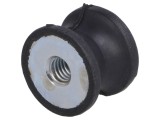 Atenuator de Vibrații M6 20mm Guma 15mm 223N