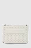 Karl Lagerfeld portofel de piele culoarea bej, A4W32028