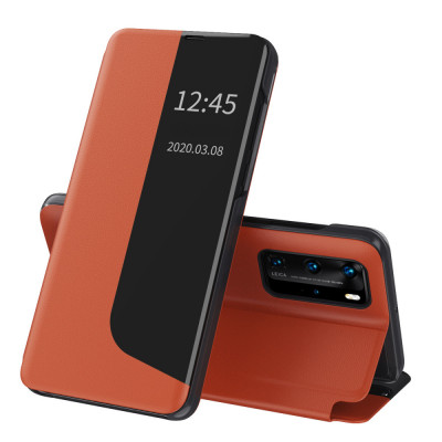Husa pentru Huawei P40, Techsuit eFold Series, Orange foto