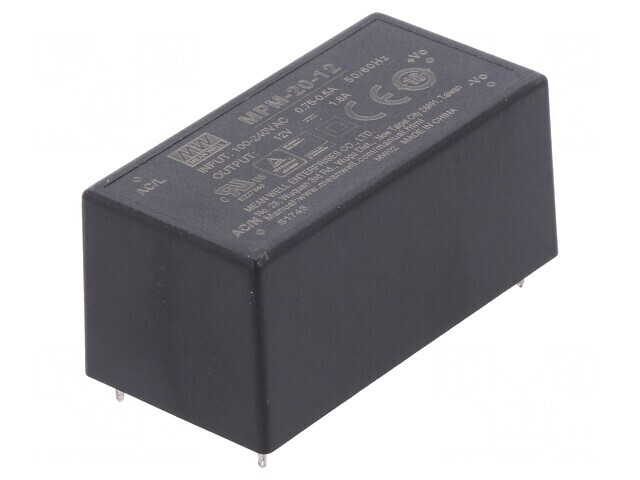 Convertor AC/DC 20W 12V 1.8A