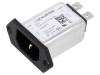 Conector alimentare AC C14 (E) 2A 250VAC - SCHURTER