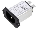 Conector alimentare AC C14 (E) 2A 250VAC - SCHURTER