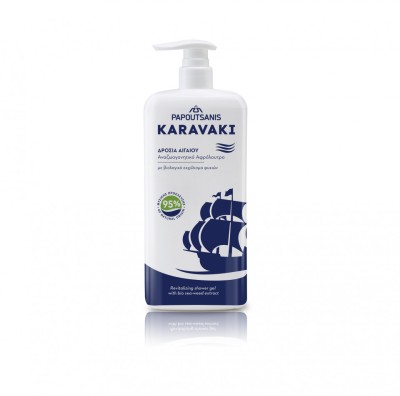 Gel de dus revitalizant KARAVAKI AEGEAN BREEZE 750ml foto