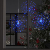 Cumpara ieftin Lămpi cu artificii de Crăciun 10 buc. 1400 LED albastru 20 cm