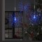 Lămpi cu artificii de Crăciun 10 buc. 1400 LED albastru 20 cm