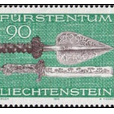 Liechtenstein 1980 - arme de vanatoare, serie neuzata