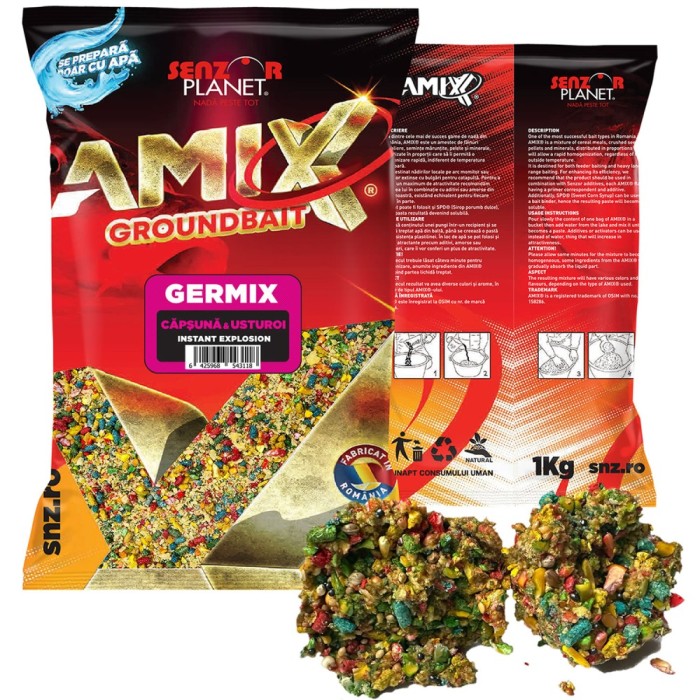 Amestec de Nadire Germix Senzor Planet, Capsuna &amp; Usturoi, 1kg