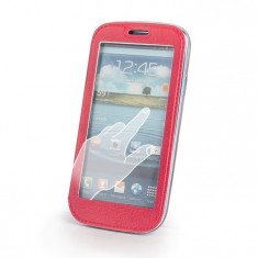 Husa smart flip pentru LG G2 mini cu stand, roz foto