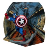 Marvel Collection PVC Statue 1/10 Captain America (Captain America #100) 12 cm, Mcfarlane Toys