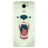 Husa silicon pentru Huawei Y7 Prime 2017, Fierce Polar Bear Winter