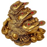 3 broaste cu 3 picioare, remediu pentru bani, statueta 7.5 cm