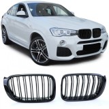 Grilaj sport cu dublu fante, lucios, potrivit pentru BMW X3 F25 X4 F26 Performance AutoTuning