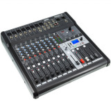 Mixer digital cu 10 canale 48V, Bluetooth, USB, SD, HPA