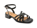 Sandale GRYXX negre, 1268G12, din piele naturala