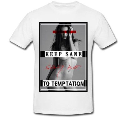Tricou &amp;quot; Keep sane &amp;quot; foto