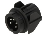 Conector DIN tată 5 pini C091B, 240&deg;, 5A, IP40 - AMPHENOL