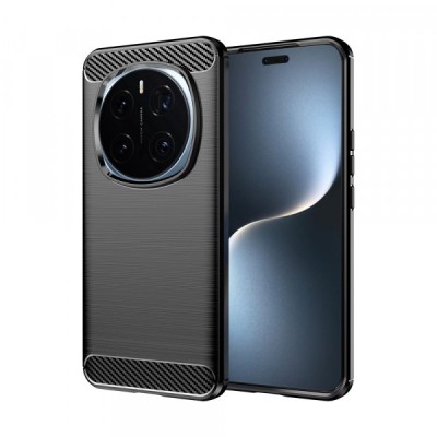Husa pentru Honor Magic7 Pro, Techsuit, Carbon, Neagra foto