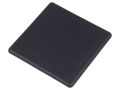 Capac protecție profil 8mm negru foto