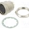 Conector circular soclu mamă HIROSE HR25 16 pini THT 30V AC 42V DC aurit push-pull