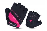 Manusi b-race cu gel negru/fuxia, l, Pegas